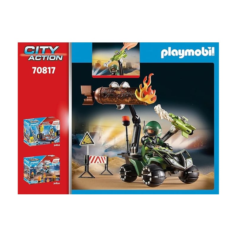 STARTER PACK POLICIA ENTRENAMIENTO PLAYMOBIL