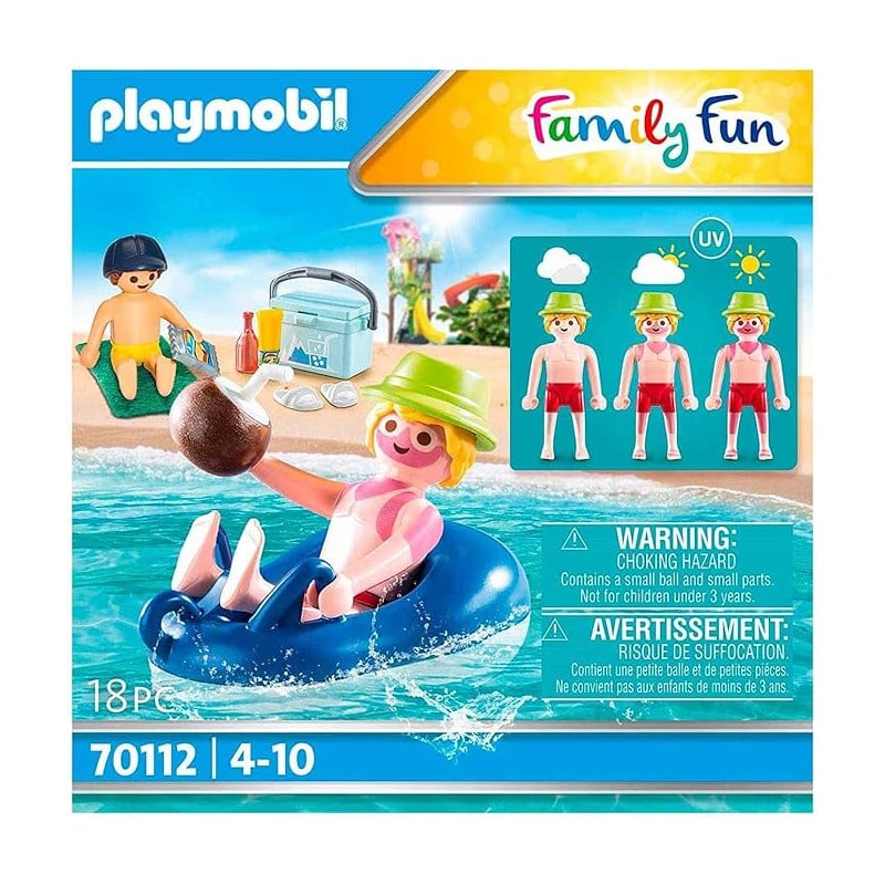 NADADOR CON FLOTADOR PLAYMOBIL