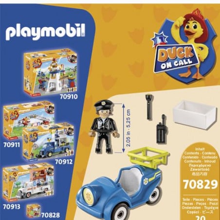 DOC MINI COCHE DE POLICIA PLAYMOBIL
