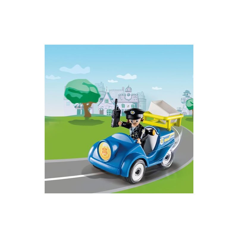DOC MINI COCHE DE POLICIA PLAYMOBIL