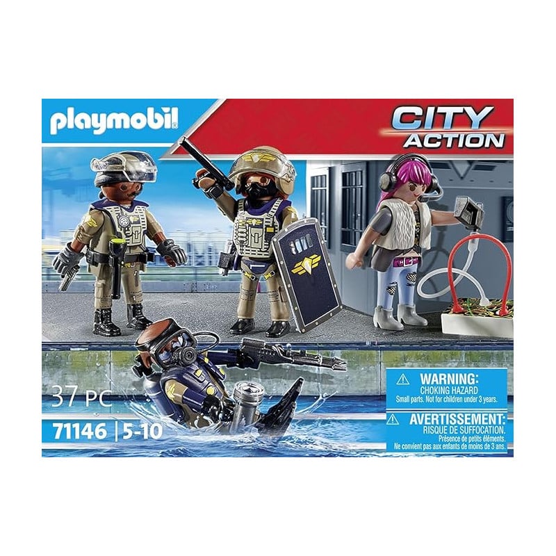 FUERZAS ESPECIALES SET FIGURAS PLAYMOBIL