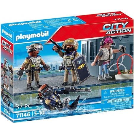 FUERZAS ESPECIALES SET FIGURAS PLAYMOBIL