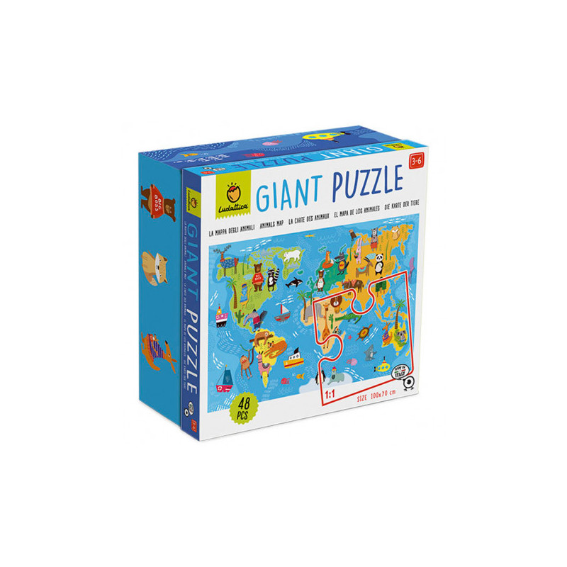 puzzle gigante animales