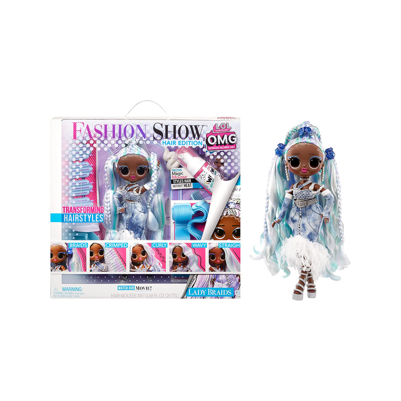 LOL Surprise OMG Fashion Show Lady Braids