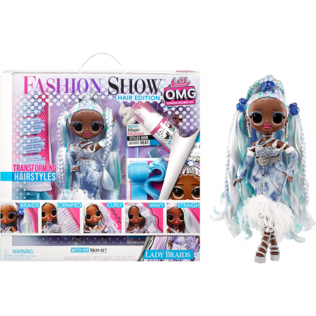 LOL Surprise OMG Fashion Show Lady Braids