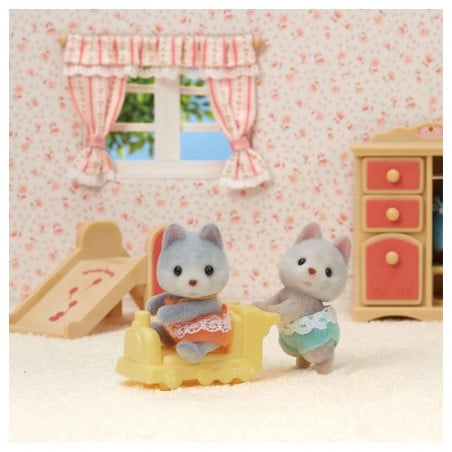 Sylvanian Families Gemelos Husky
