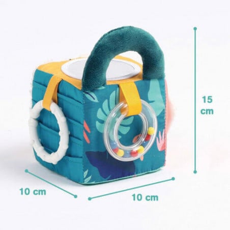 Cubo Tejido Actividades Hoja