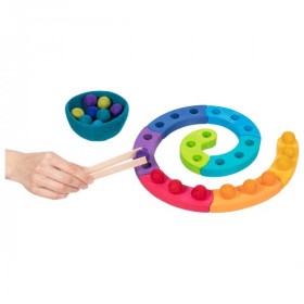 Juego de Clasificación de Colores en Espiral