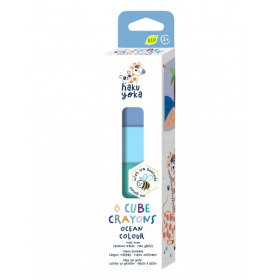 Crayones Cubo Colores Océano