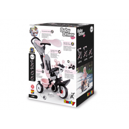 Triciclo Baby Drive Confort Plus Rosa