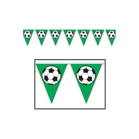 BANDERA PLASTICO 3D FUTBOL