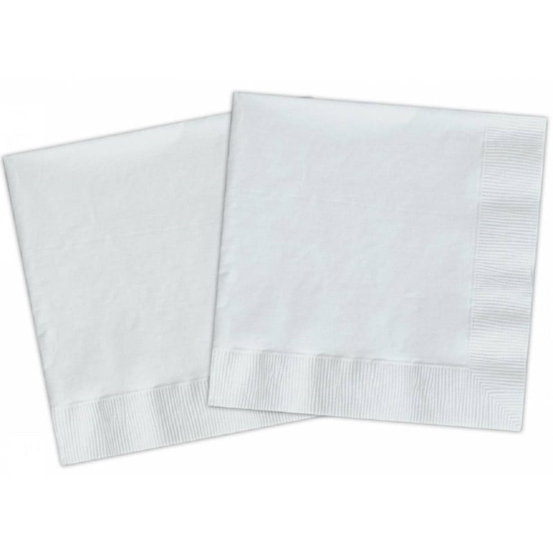 SERVILLETAS GRANDES BLANCO 33X33 CM
