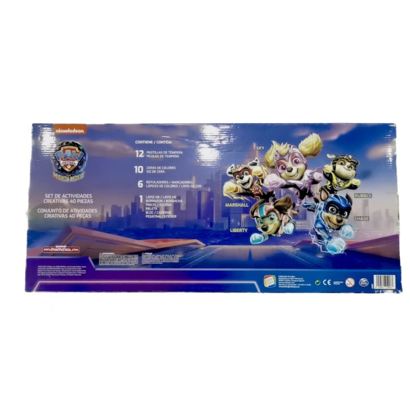 Conjunto Actividades 40 Piezas Patrulla Canina