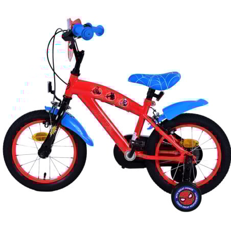 Bicicleta Spiderman 16 Pulgadas niños 5-6 Años
