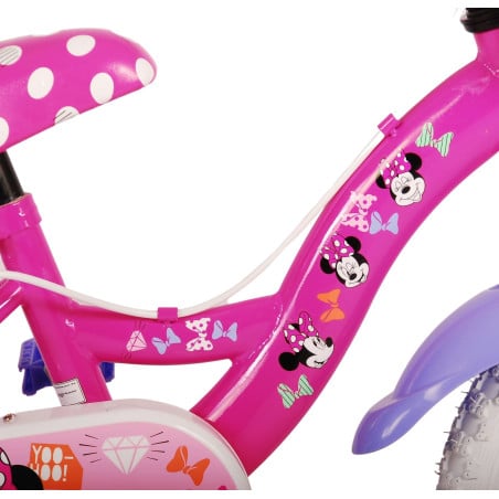 Bicicleta Minnie Cutest Ever 12 Pulgadas 3-5 Años