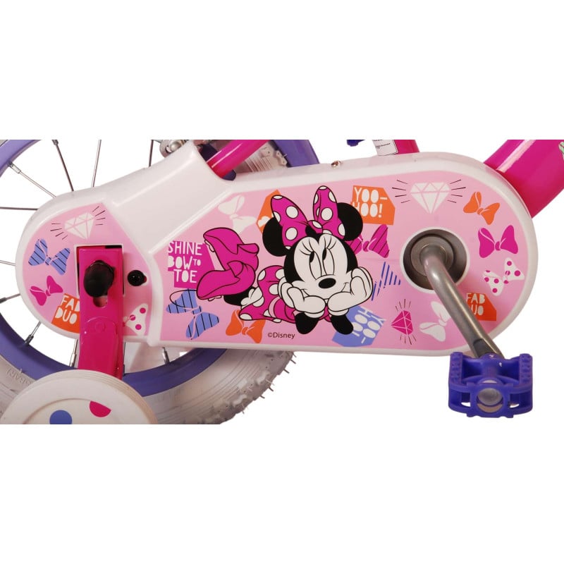 Bicicleta Minnie Cutest Ever 12 Pulgadas 3-5 Años