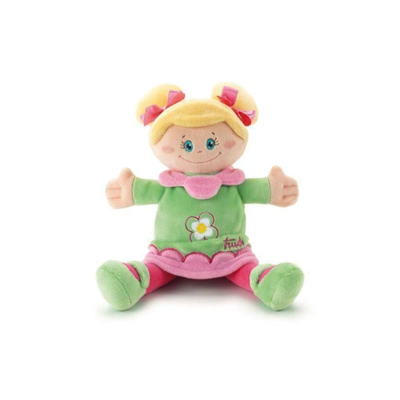 MUÑECA TELA VERDE 24 CMS