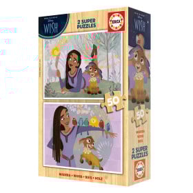 PUZZLE 2 X 50 DISNEY WISH