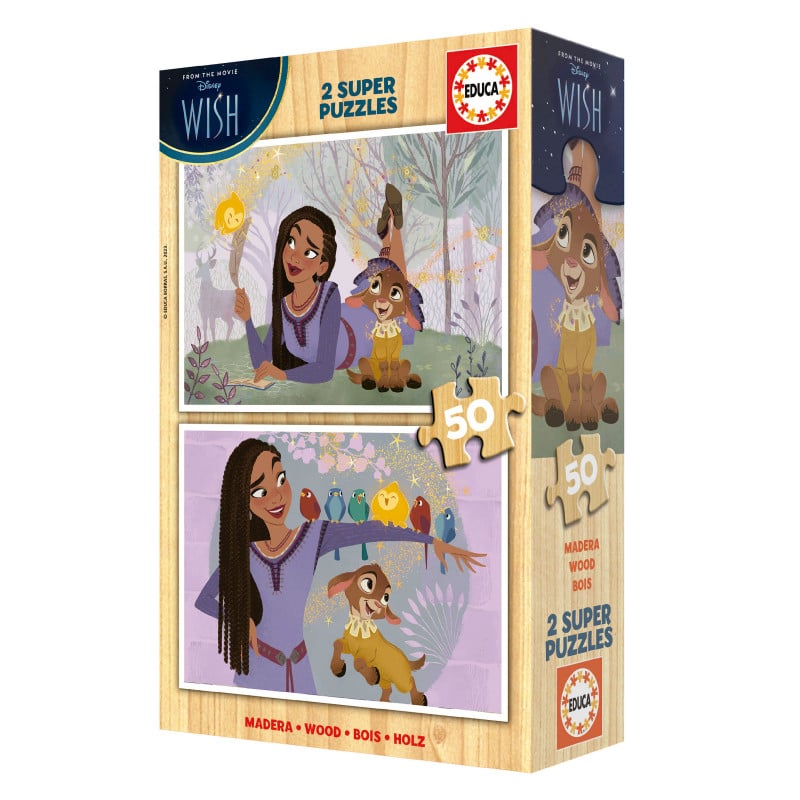 PUZZLE 2 X 50 DISNEY WISH