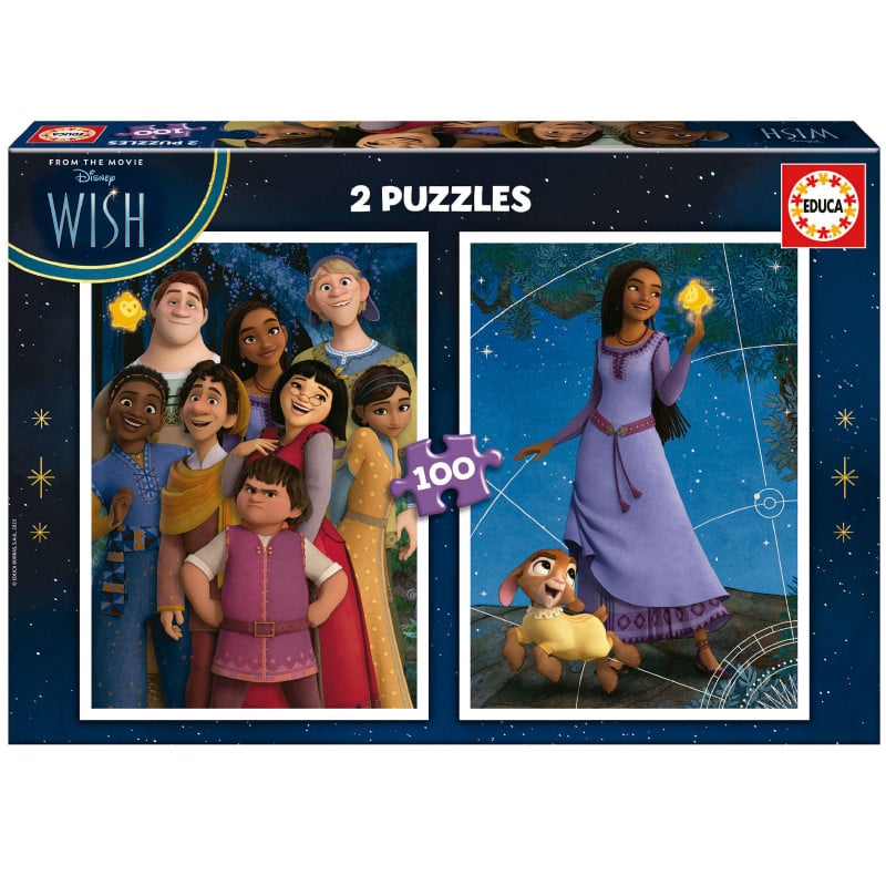 PUZZLE 2 X 100 DISNEY WISH