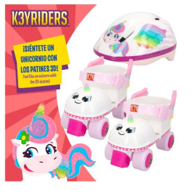 Keyriders Combo Patines y Casco 3D