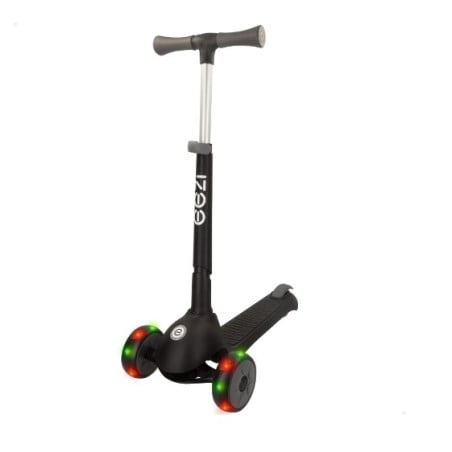 Scooter 3 Ruedas Plegable Aluminio Negro