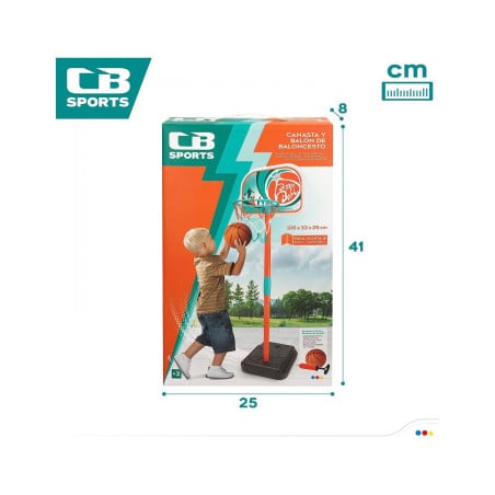 Canasta Baloncesto Con Balón