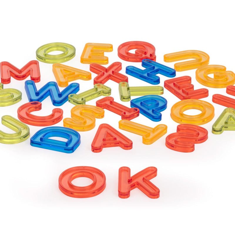 LETRAS MAYUSCULAS TRANSLUCIDAS