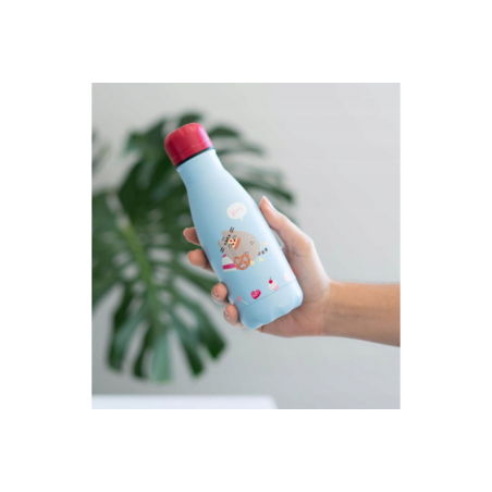 BOTELLA METALICA 260ML PUSHEEN PURRFECT
