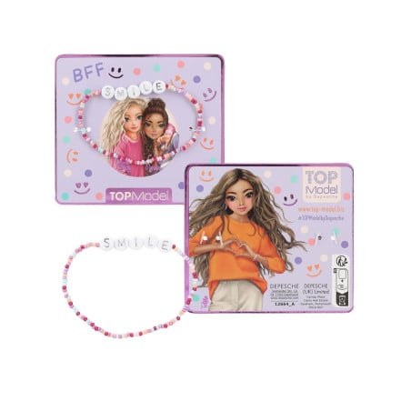 TOP MODEL PULSERA CON MENSAJE