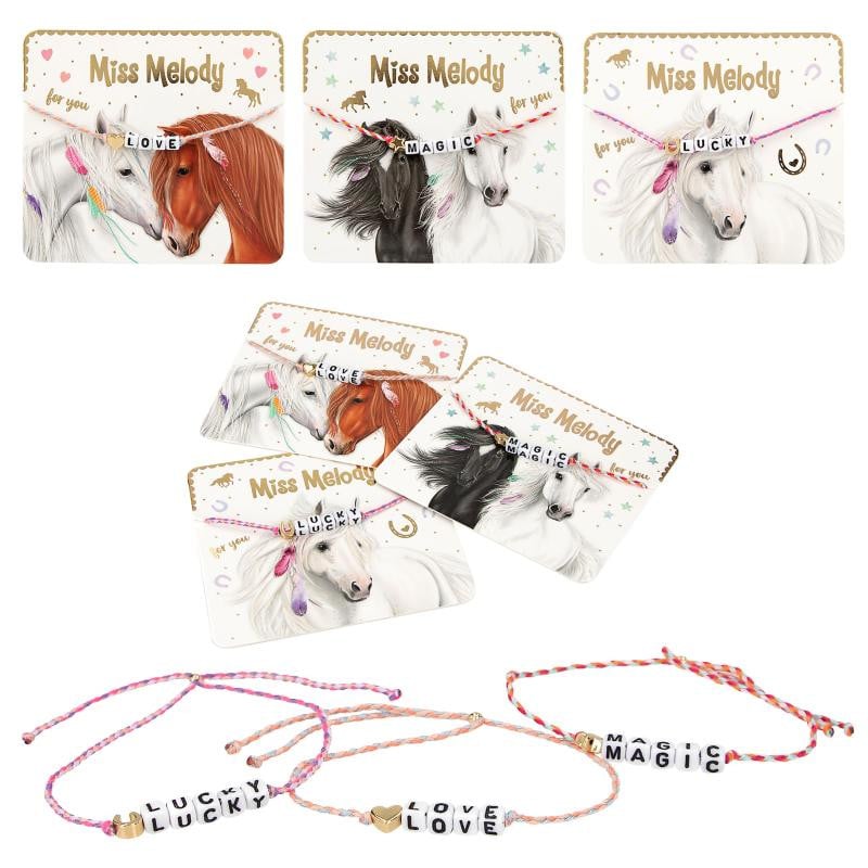 MISS MELODY PULSERA DE TELA CON NOMBRE