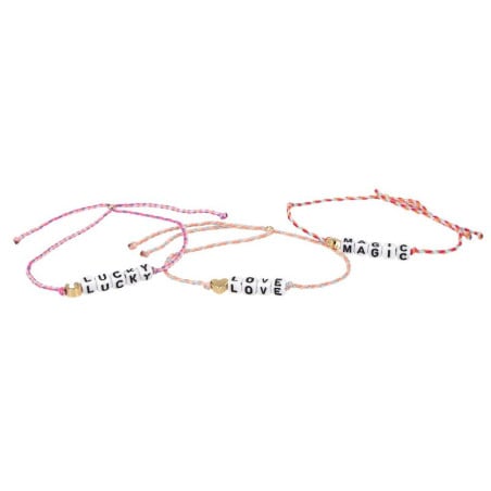 MISS MELODY PULSERA DE TELA CON NOMBRE