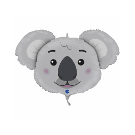 Globo Cabeza de Koala Metalizado
