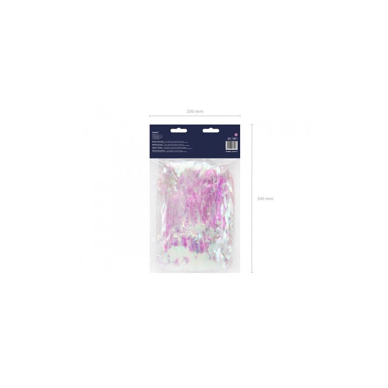 CORTINA DE FIESTA IRIDISCENTE 90X250CMS