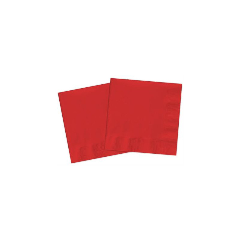 20 Servilletas Rojo Pasión