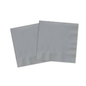 20 Servilletas Plata Perla