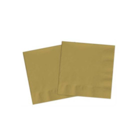 20 Servilletas Oro Perla