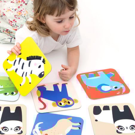 Gran Juego de Memoria Animales Salvajes Banana Panda