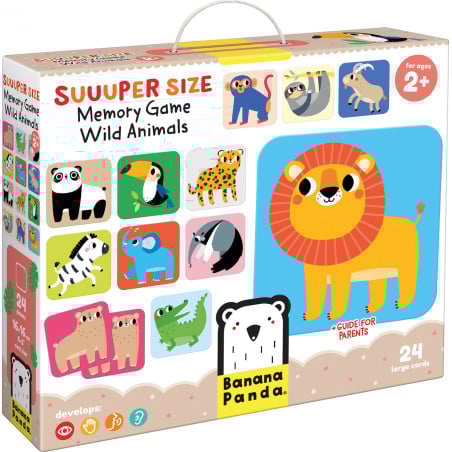 Gran Juego de Memoria Animales Salvajes Banana Panda
