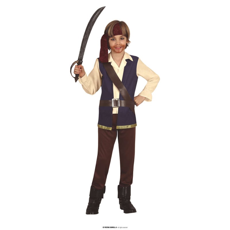 DISFRAZ DE PIRATA INF. TALLA 7-9 AÑOS