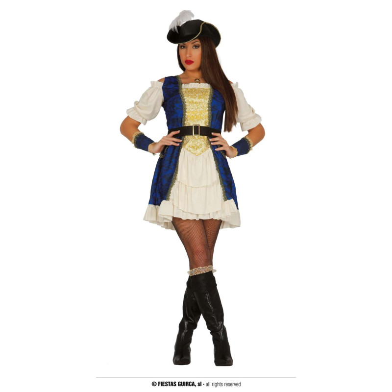 DISFRAZ PIRATA LUJO ADULTA TALLA 38-40