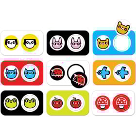 Cartas para Emparejar de Alto Contraste Banana Panda 2