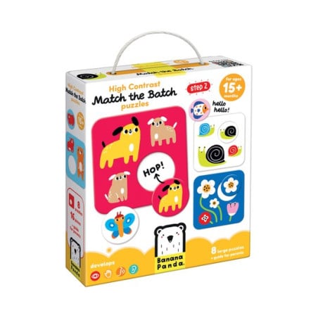 Cartas de Alto Contraste Match Batch Banana Panda Cartas de Alto Contraste Match Batch Banana Panda