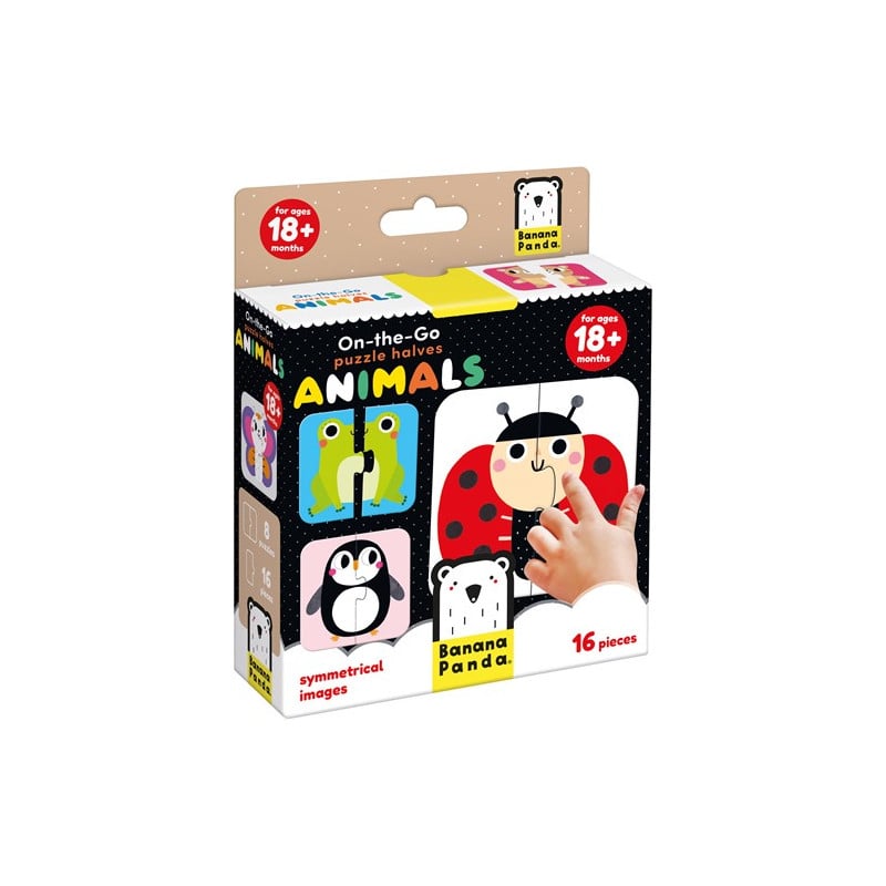 Puzle a Mitades Banana Panda On The Go