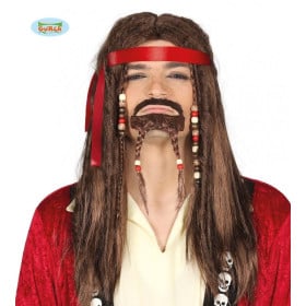 peluca pirata jack sparrow