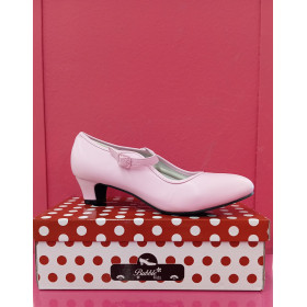 zapatos de tacon rosas