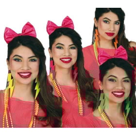 PENDIENTES ´80S NEON SURTIDOS