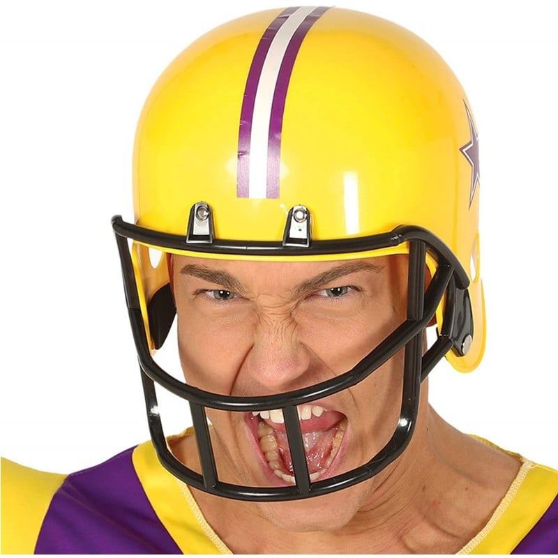 CASCO FUTBOL AMERICANO AMARILLO
