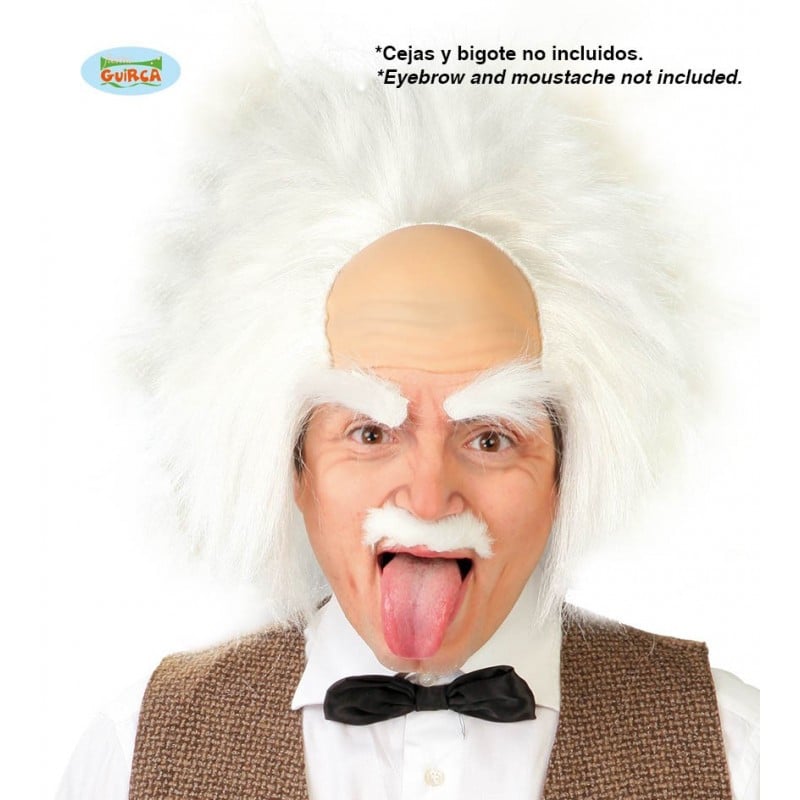 peluca einstein loco