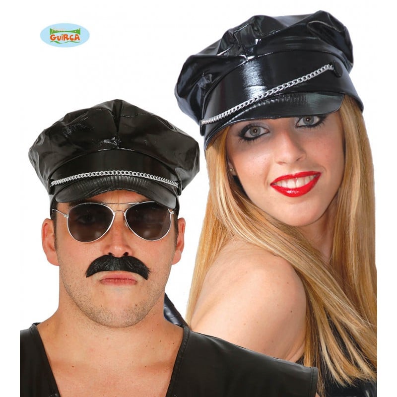 gorra sado vinilo policia